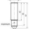 Индуктивный датчик ISBm A3B8-31P-5,5-LZ-C-V