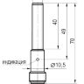 Габаритный чертеж ISB AC12B-31P-1,5-LS4-C-O