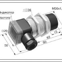 Датчик контроля скорости  ДКС-М30-60К-2351-ЛА