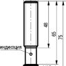 Габаритный чертеж ISB AC23A-21-2-LPS4