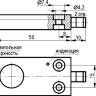 Габаритный чертеж ISB IC4P-31P-5-LS40