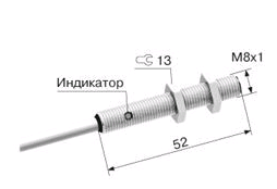 Индуктивный датчик ВБИ-М08-55У-1121-З	