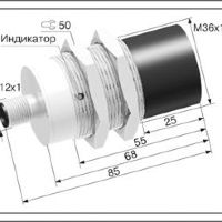 Индуктивный датчик ВБИ-М36-70Р-2111-З