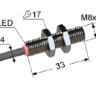 Индуктивный датчик ВБИ-М08-34У-1111-С.51(2мм)(Upg)