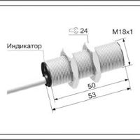 Индуктивный датчик ВБИ-М18-55У-1112-З