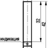 Габаритный чертеж ISB DC0B-31N-1,5-LS40