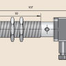 Индуктивный датчик ВБИ-М18-86К-2112-Л