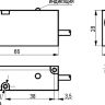 Габаритный чертеж ISB I1P-31N-5F-L