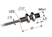 Индуктивный датчик ВБИ-М08-34У-2122-С.51(3мм)(Upg)