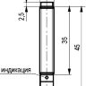 Габаритный чертеж ISN FC1B-32N-2,5-LS40