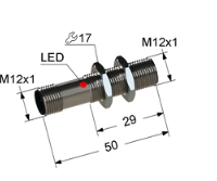 Индуктивный датчик ВБИ-М12-50Р-1122-С.51(Upg)