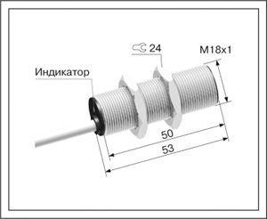 Индуктивный датчик ВБИ-М18-55У-1123-С.51