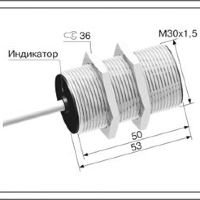 Индуктивный датчик ВБИ-М30-55У-1111-З