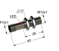 Индуктивный датчик ВБИ-М12-50Р-1112-З(Upg)