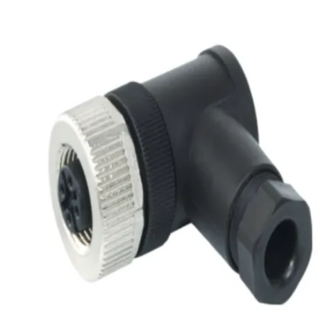 Конектор M12, розбірний, кутовий, 4-pin, розетка, 7000-12981-0000000 Murrelektronik