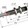 Индуктивный датчик ВБИ-М12-55С-2111-С.51(10мм)(Upg)