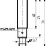 Габаритный чертеж ISB AF2A8-31N-2-LZ-C