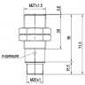 Индуктивный датчик ISBm AC7B8-32P-10-LZR18-C