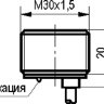 Габаритный чертеж ISB BS7A-31P-10-L