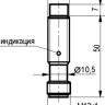 Габаритный чертеж ISN FC2A-31N-4-LS4