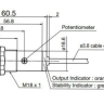 Пластиковий поляризований датчик Optex C2RP-F400P  M18, Sn=4m, PNP, 