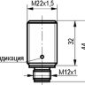 Габаритный чертеж ISB BC5A-31P-7-LS4