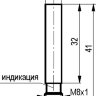 Габаритный чертеж ISB DC0B-32P-2-LS402