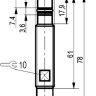 Габаритный чертеж ISB WC210S8-31N-1,5-ZS4-5