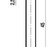 Габаритный чертеж ISN G1B-31N-2,5-L