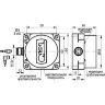 Индуктивный датчик ISN IC8P5-31P-R35-LZS4-P