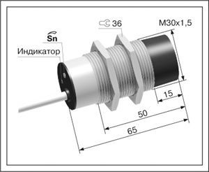 Емкостный датчик ВБЕ-М30-65У-2351-ЛА
