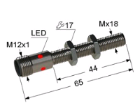 Индуктивный датчик ВБИ-М08-65Р-1112-С.51(2мм)(Upg)