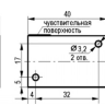 Индуктивный датчик ISBm IC28B-31P-3,5-LZS402