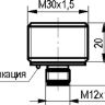 Габаритный чертеж ISB BC71A-31N-10-LS4-C