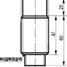 Габаритный чертеж ISN EC85A-11G-15-LZR18