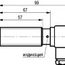 Габаритный чертеж ISN ET62A-01G-10E-L