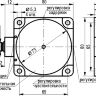 Габаритный чертеж IV3N IC7P5-43P-R50-LZS4