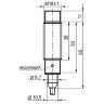 Индуктивный датчик ISN EF4B-31P-8-LZ