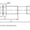 Габаритный чертеж Кissling LA12.XLMP.2-70.SO1.LD