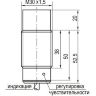 Габаритный чертеж CSN E8B5-43N-20-LZ