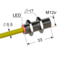 Индуктивный датчик ВБИ-М12-34У-1112-С.51(Upg)