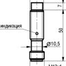 Габаритный чертеж ISN FC2A-32P-4-LS4