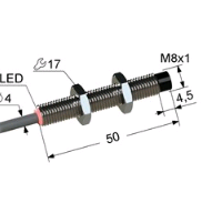 Индуктивный датчик ВБИ-М08-50У-2112-С.51(6мм)(Upg)