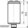 Габаритный чертеж OV AC83A-43N-2000-LES4