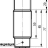 Габаритный чертеж ISN EC81A-02G-15E-LS27