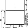 Габаритный чертеж ISN HF5A5-31P-R35-LZ