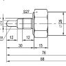 Габаритный чертеж CSN EC47S8-32P-12-LZS4