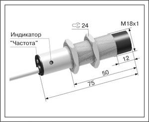  Датчик контроля скорости  ДКС-М18-76У-2251-ЛА
