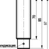 Габаритный чертеж ISB AC62A-01G-7E-LS27