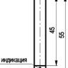 Габаритный чертеж ISB CC0B-31N-1,5-LS40